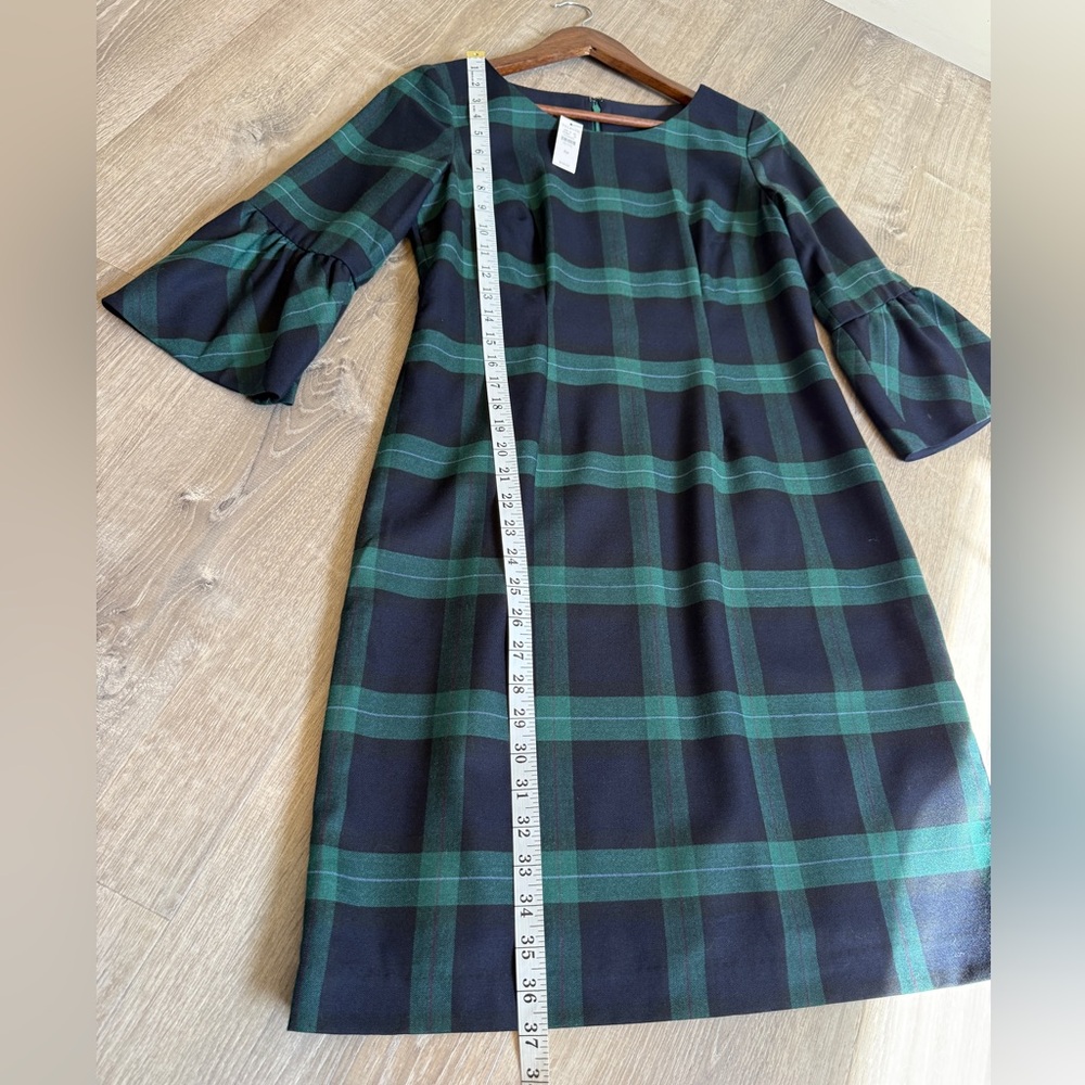Talbots Black Watch Plaid Shift Dress – Size 6 – NWT - Picture 6 of 10